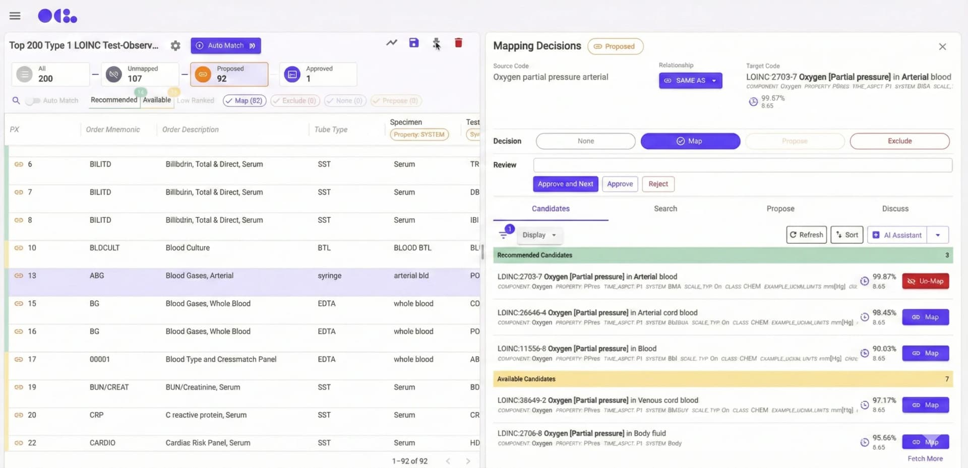 OCL AI Mapper: Automated Terminology Mapping
