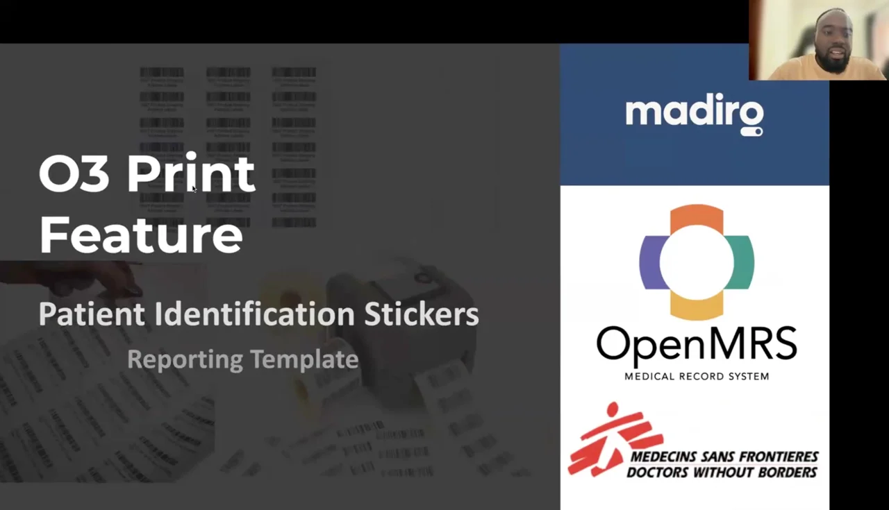 New Patient Stickers Module Demo